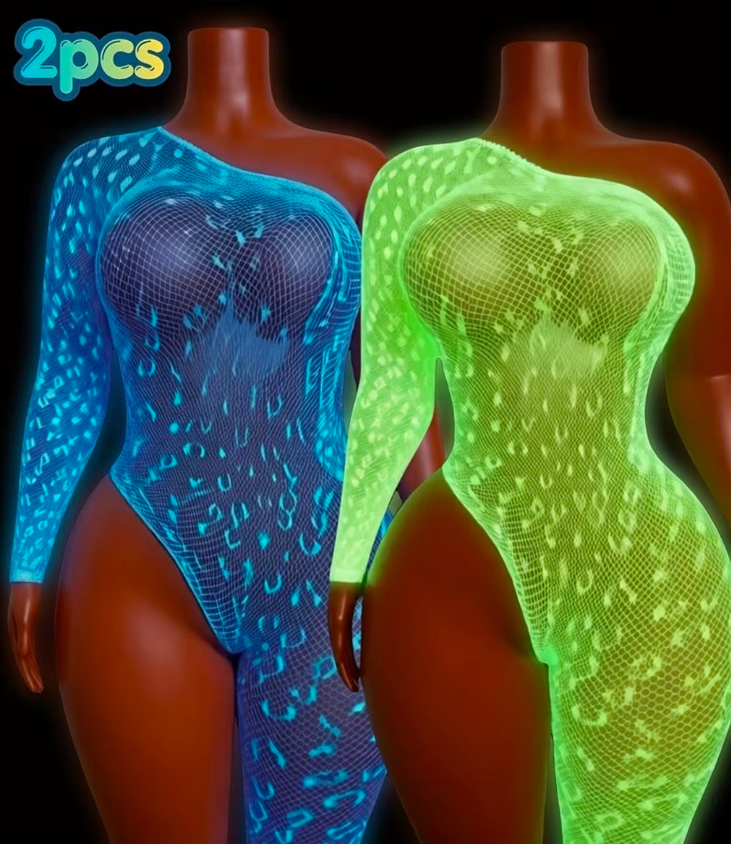 Glow in the dark lingerie for women