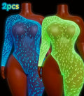 Glow in the dark lingerie for women